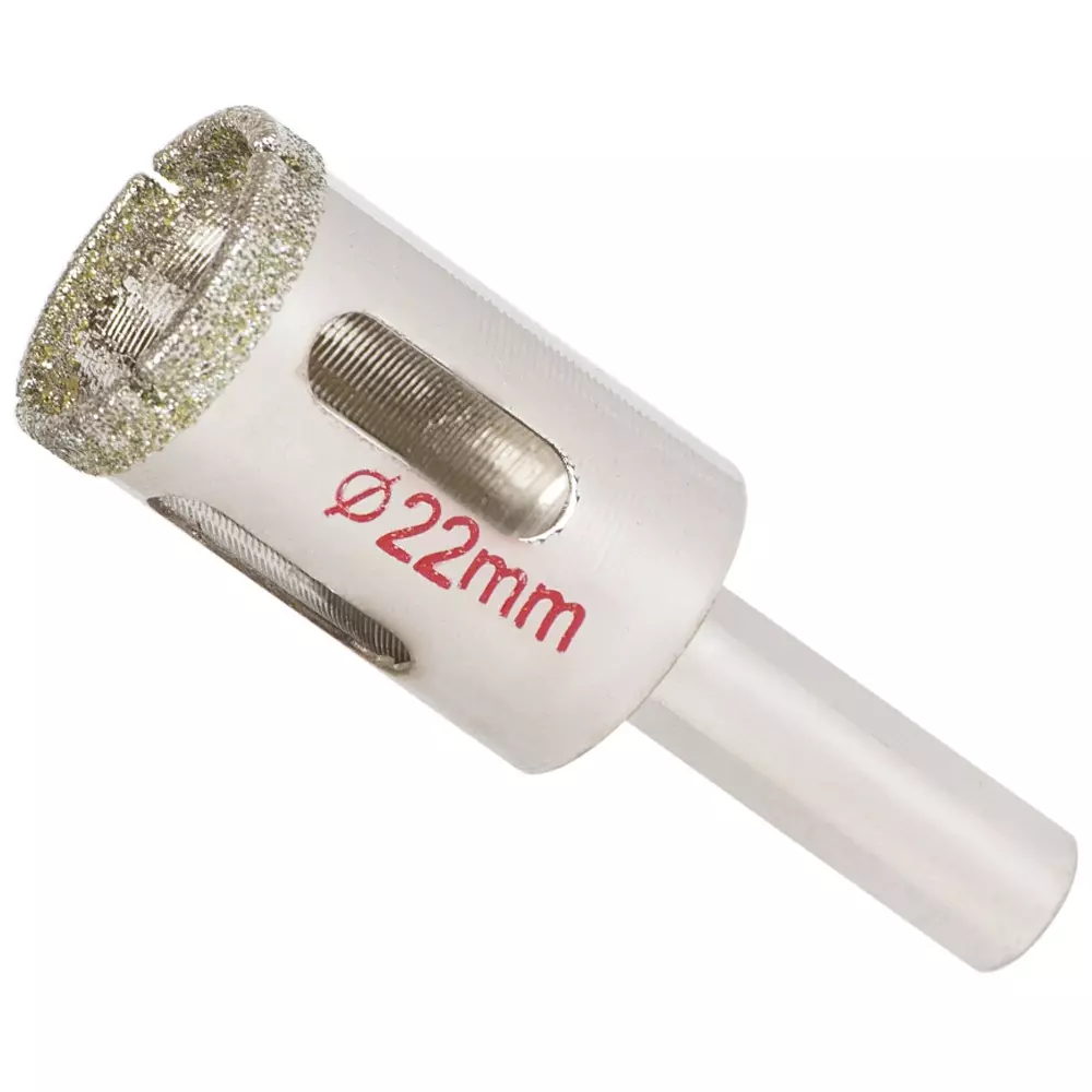 Коронка алмазная по керамике и стеклу SIGMA 22мм (1541221)