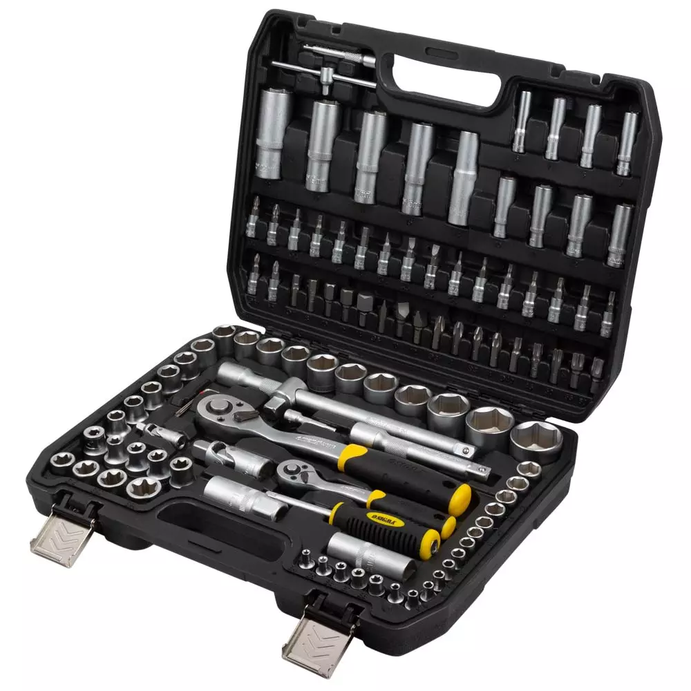 Набір насадок торцевих і біт SIGMA 1/4", 1/2" 110 шт CrV mid (6003771)