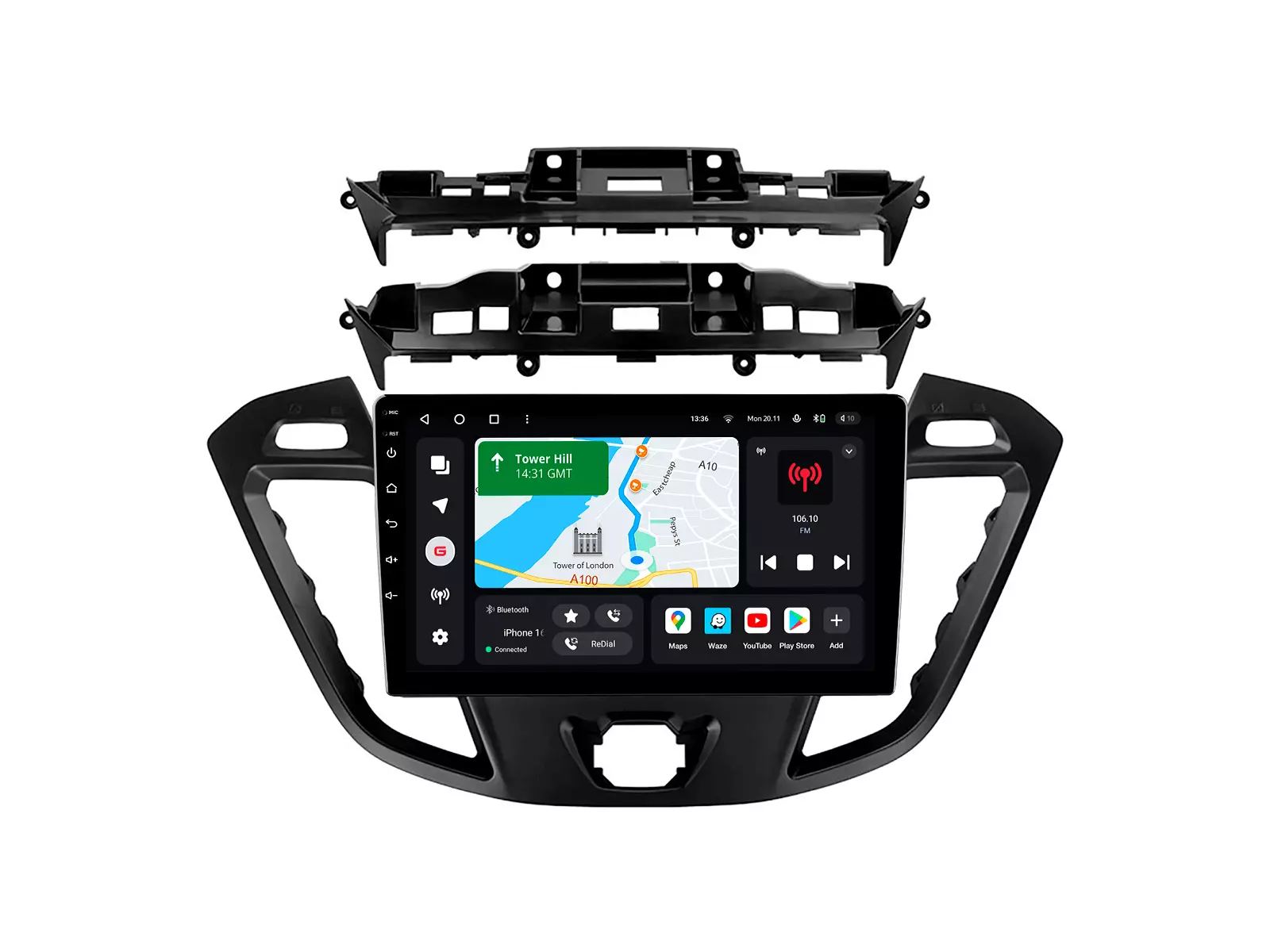 Мультимедийная автомобильная система Gazer T6009-TRN PRO MAX для Ford Tourneo Custom 1, Transit 2012-2021 39002 Мультимедийная автомобильная система Gazer T6009-TRN PRO MAX для Ford Tourneo Custom 1, Transit 2012-2021 39002