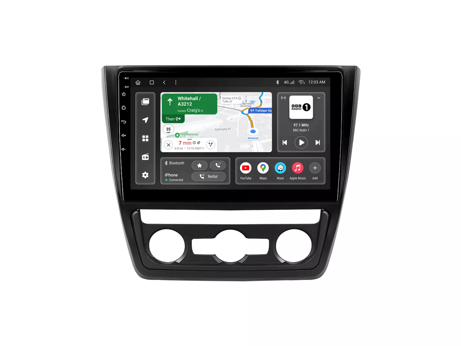 Мультимедійна автомобільна система Gazer T6010-5L PRO MAX до Skoda Yeti (5L) 2009-2014 44663