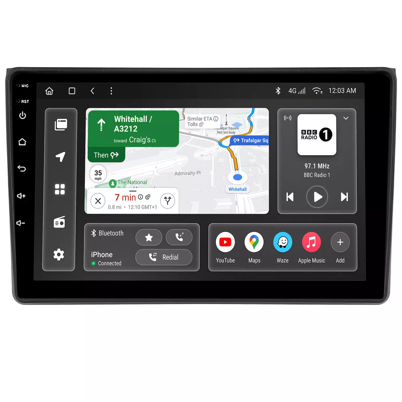 Мультимедийная автомобильная система Gazer T6009-B6 PRO MAX для Audi A4 2 2000-2009 37676 Мультимедийная автомобильная система Gazer T6009-B6 PRO MAX для Audi A4 2 2000-2009 37676