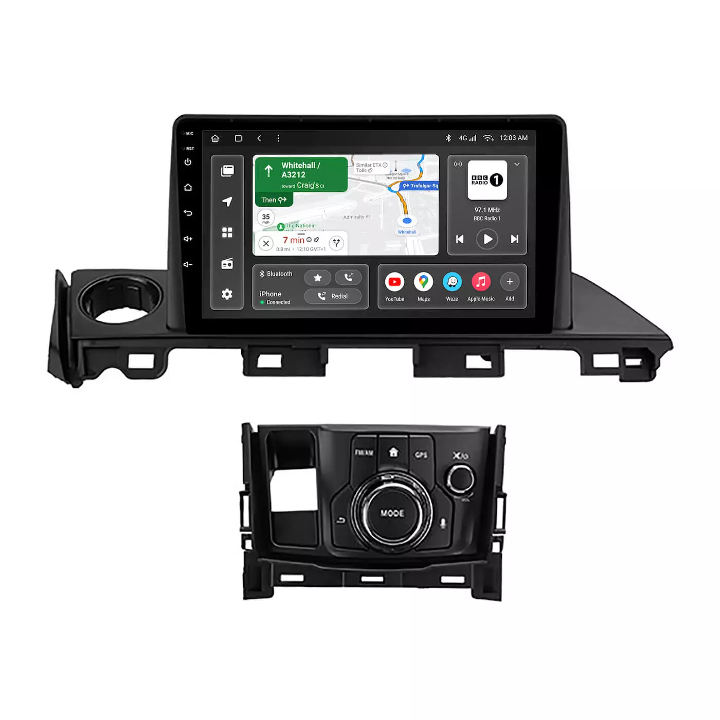 Мультимедійна автомобільна система Gazer T6009-GJF/L PRO MAX до Mazda 6 3 (GJ, GL) 2015-2018 41874 Мультимедійна автомобільна система Gazer T6009-GJF/L PRO MAX до Mazda 6 3 (GJ, GL) 2015-2018 41874
