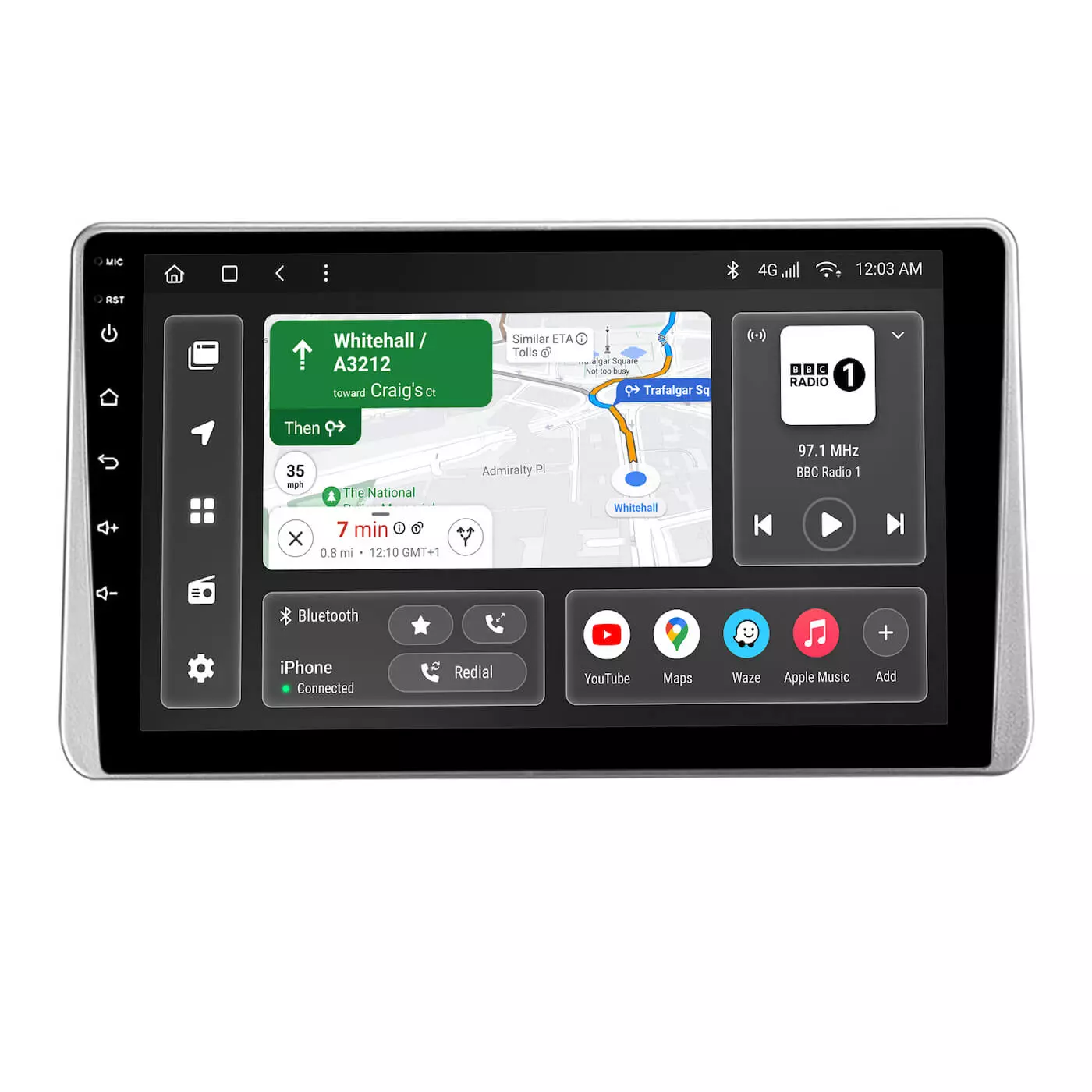 Мультимедийная автомобильная система Gazer T6010-B15 PRO MAX для Nissan Sentra 5 1999-2006 42833