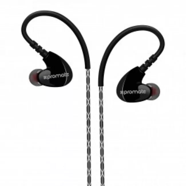 025940 Эргономические спортивные проводные наушники с микрофоном Active Black