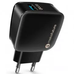 050032 Зарядний пристрій мережевий 1 USB (3A) Quick Charge Black