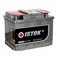 Автомобільний акумулятор ISTOK 6CT-60 500A (6009) (IEC6001LB2)