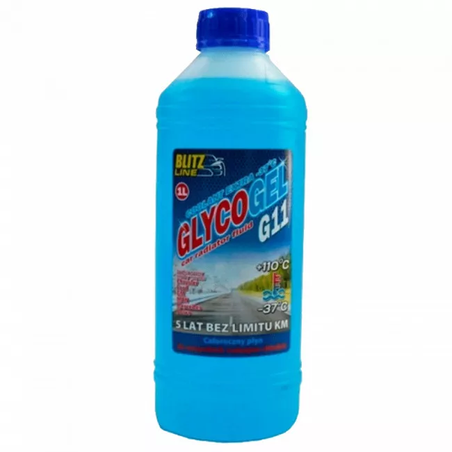 Антифриз Blitz Line Glycogel G11 -37°C синий 1л (100633)