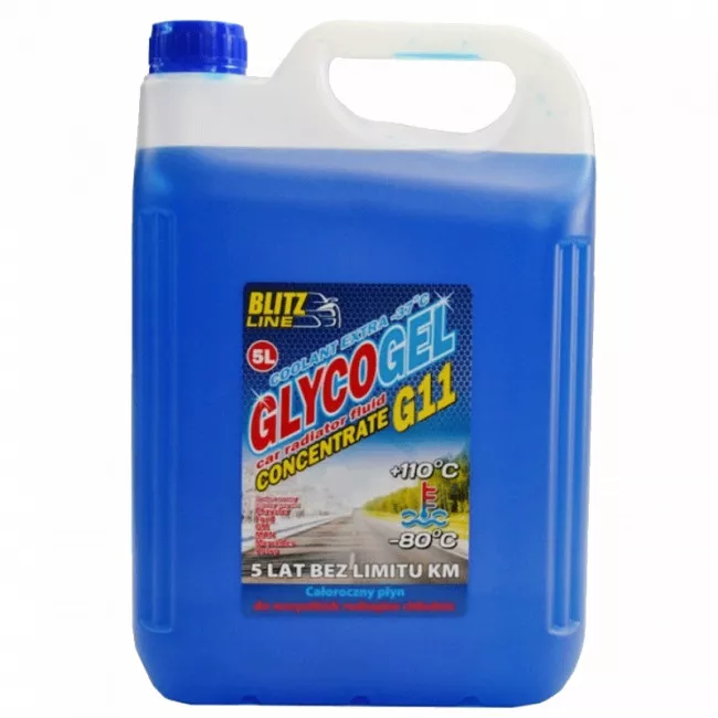 101395 Антифриз концентрат Glycogel G11 -80 синiй 5л