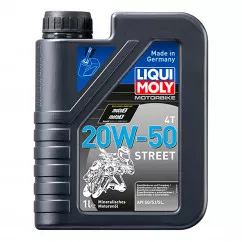 Моторное масло Liqui Moly Motorbike 4T Street 20W-50 1л (1500)