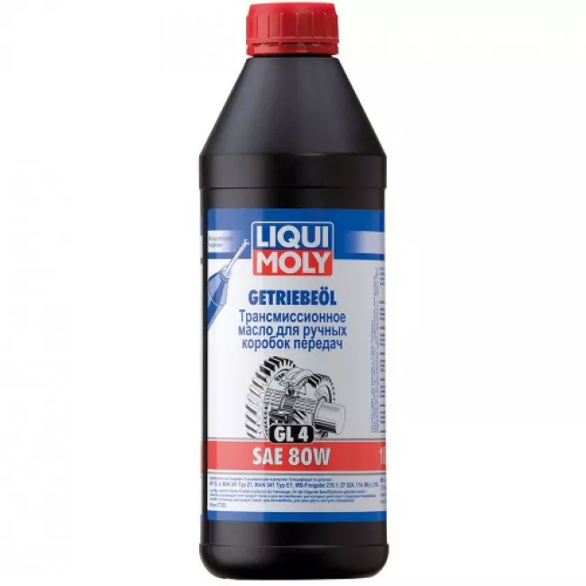 Трансмиссионное масло Liqui Moly Getriebeoil GL4 80W 1л (1952) Трансмиссионное масло Liqui Moly Getriebeoil GL4 80W 1л (1952)