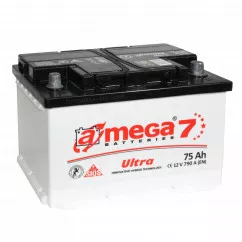 Аккумулятор A-MEGA Ultra 6CT-75Ah (+/-) (AU-75-0)