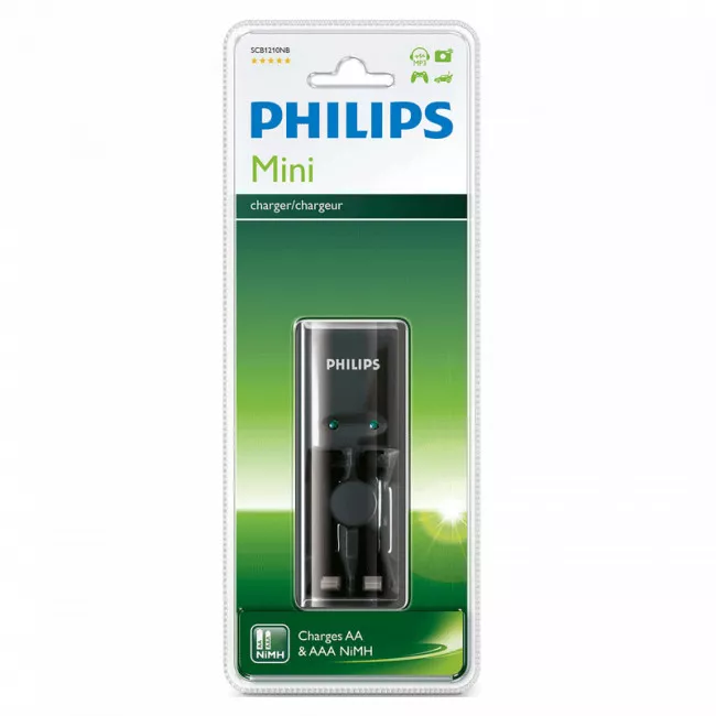 PHILIPS SCB1210NB/12 Пристрій для зарядки акумуляторів