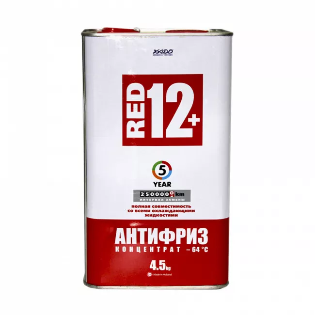 ХА50301 Антифриз G12+ Red (концентрат) червоний 4.5 кг