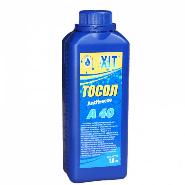 Тосол XIТ А-40М 30 -40°C синій 1л