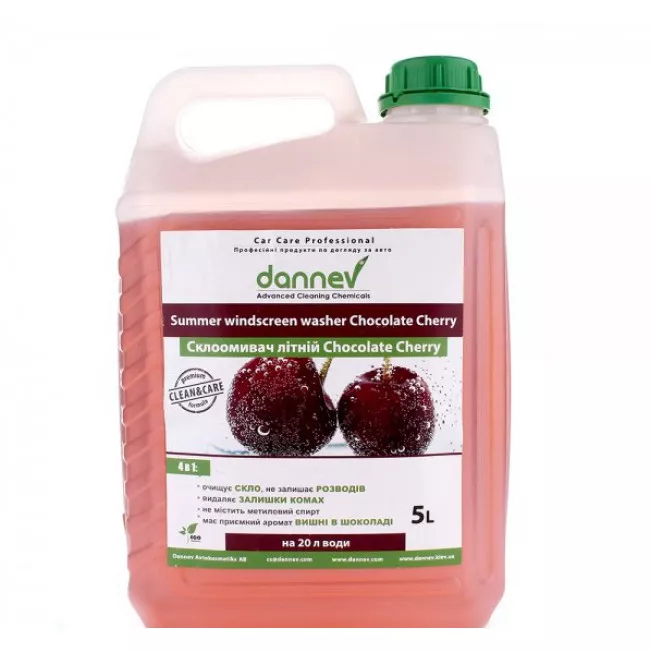 Омивач скла Water Tosol Fluids Dannev Choco Cherry 0°C 5л (DANNEVCHOCOCHERRY5L) Омивач скла Water Tosol Fluids Dannev Choco Cherry 0°C 5л (DANNEVCHOCOCHERRY5L)