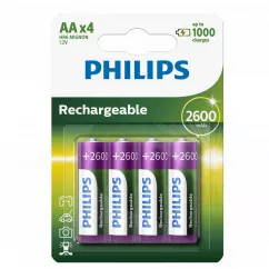 Акумулятори PHILIPS гідридно-нікелеві 4шт. (R6B4B260/10)