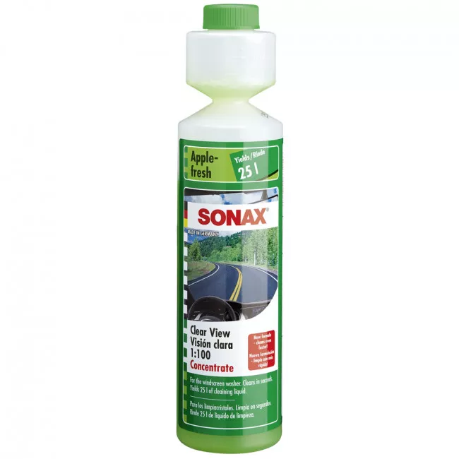 Омивач скла Sonax Apple 1:100 0°C 0,25л (372141) Омивач скла Sonax Apple 1:100 0°C 0,25л (372141)
