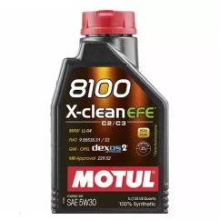 Олива моторна MOTUL 8100 X-clean EFE 5W-30 1л (107210)