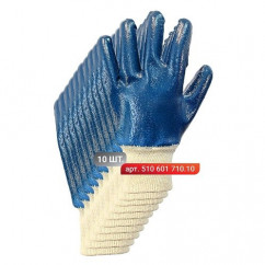 Перчатки с нитриловым покрытием 10 шт. (510601710.10)