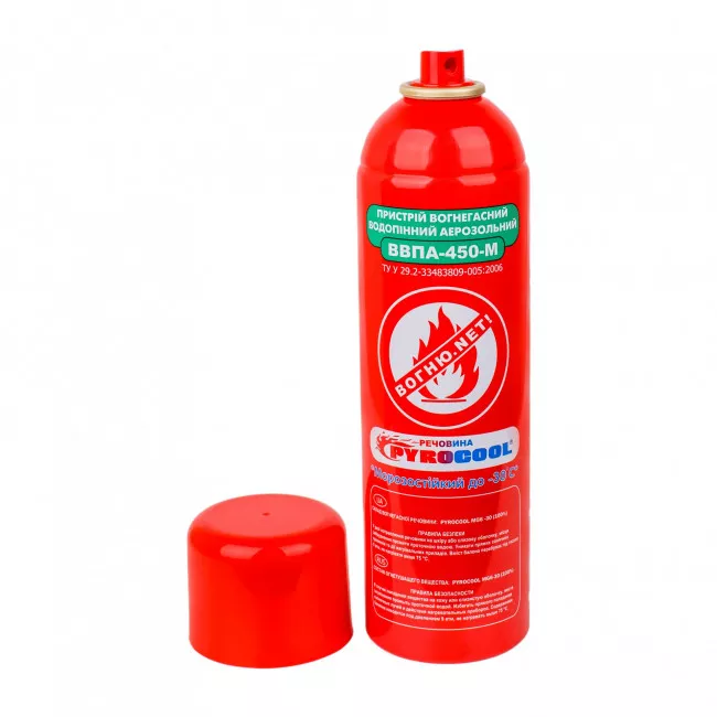 Огнетушитель PYROCOOL водопенный аэрозольный 0,450 л (ВВПА-450-M/5300015)