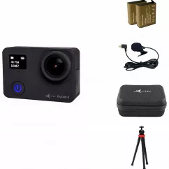 Набор блогера 12 в 1: экшн-камера AIRON ProCam 8 Black с аксессуарами (4822356754795)