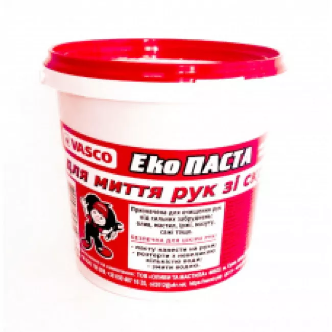 Экопаста для мытья рук "Васька профи - всегда чистые руки" 1 л (560319) Экопаста для мытья рук "Васька профи - всегда чистые руки" 1 л (560319)