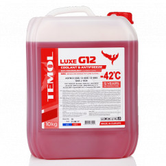 Антифриз Temol Luxe G12 -40°C красный 10л