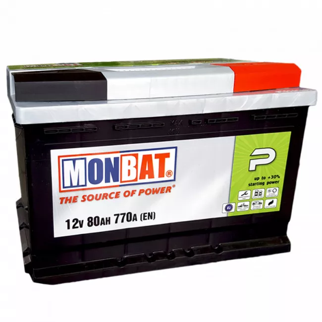 Автомобильный аккумулятор Monbat 6CT-80Ah SMF АзЕ