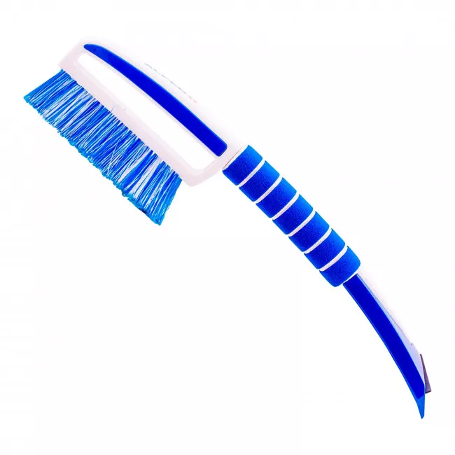 Деликатная щетка для очистки снега со скребком Everest (поликарбонат 45x10x11) (6917D)