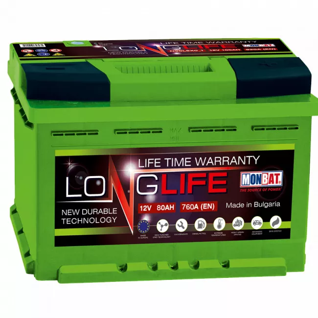 Аккумулятор MONBAT LONGLIFE 6СТ-80Ah АзЕ (N78L3X0_1) Аккумулятор MONBAT LONGLIFE 6СТ-80Ah АзЕ (N78L3X0_1)