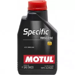Моторное масло Motul Specific RBS0-2AE 0W-20 1л