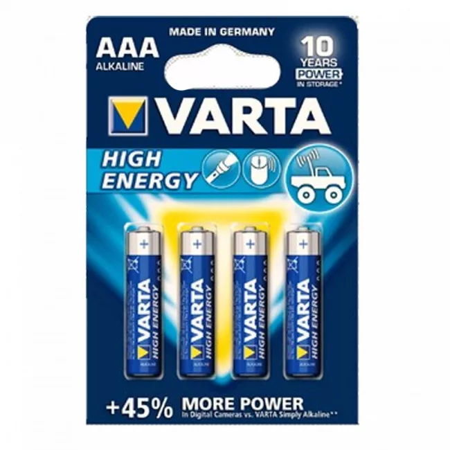 Батарейка VARTA High Energy AAA BLI 4 (559749)