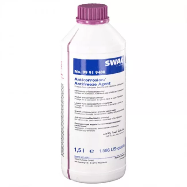 Антифриз Swag G12 -80°C фиолетовый 1,5л (99919400)