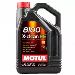 MOTUL 8100 X-CLEAN FE SAE 5W30 4л (814107)