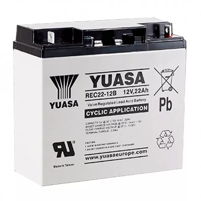 Мото аккумулятор Yuasa 6СТ-22Ah АзЕ (REC 22/12)