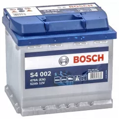 Автомобильный аккумулятор BOSCH S4 6CT-52 (0092S40020)