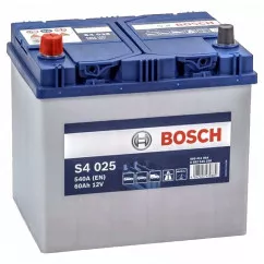 Акумулятор Bosch S4 6CT-60Ah (+/-) (0092S40250)