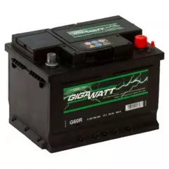 Автомобильный аккумулятор GIGAWATT 6CT-60 540А АзЕ (0185756008)
