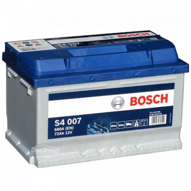 Автомобильный аккумулятор BOSCH S4 6CT-72 АзЕ (0 092 S40 070)