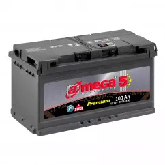 Аккумулятор A-MEGA Premium 6СТ-100Ah (-/+) (AP-100-0)