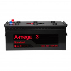 Аккумулятор A-MEGA Standard 6СТ-190Ah (+/-) (AS-190-3)
