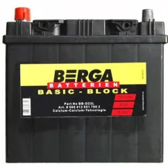Автомобильный аккумулятор BERGA Basicblock 6CT-60Ah Аз ASIA 510A (560413051)
