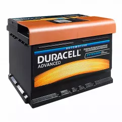 Акумулятор Duracell 6СТ-62Ah (-/+) (DA62H)