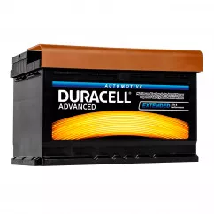Акумулятор Duracell 6СТ-74Ah (+/-) (DA74)