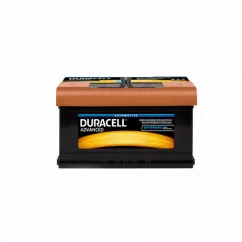 Аккумулятор Duracell 6СТ-80Ah (-/+) (DA80)