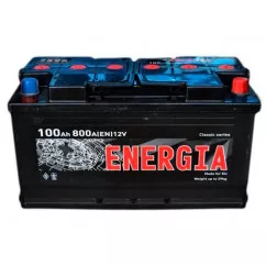 Автомобильный аккумулятор ENERGIA 6CT-100Ah АзЕ 800A (000022392)