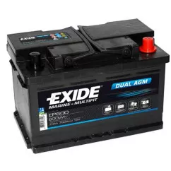 Автомобільний акумулятор EXIDE Dual AGM 12В 70Ah АЗЕ 760A (EP600)