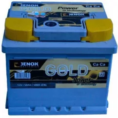 Аккумулятор JENOX Gold 6СТ-50Ah Аз 500A (EN) R046621ZN