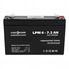 Аккумулятор Logic Power 3СТ-3,7Ah 36А (-\+) (LP3859)