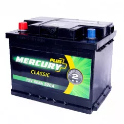 Аккумулятор MERCURY CLASSIC 6СТ-60Ah АзE 480A (25917)